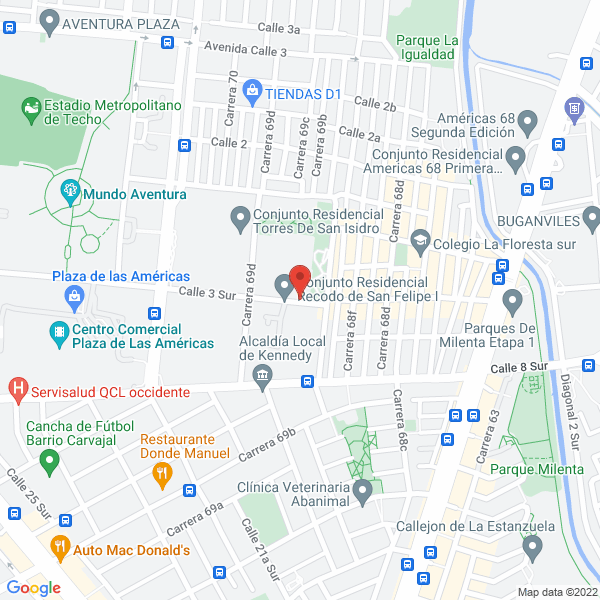 Mapa de Femax Tecnología S.A.S.