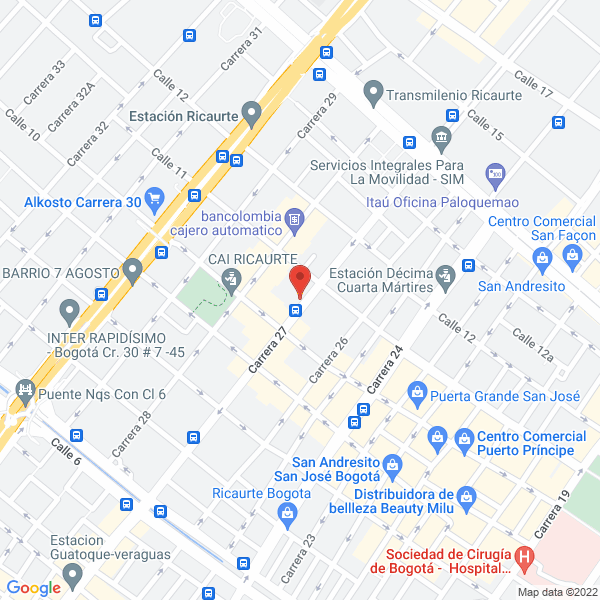 Mapa de Grupo Creativo Agencia Publicitaria