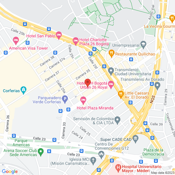Mapa de Grupo Internacional Farmacéutico Grufarma S.A.S.