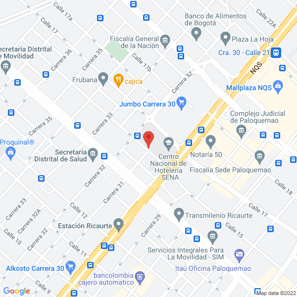 Mapa de Grupo Inverlan S.A.S.