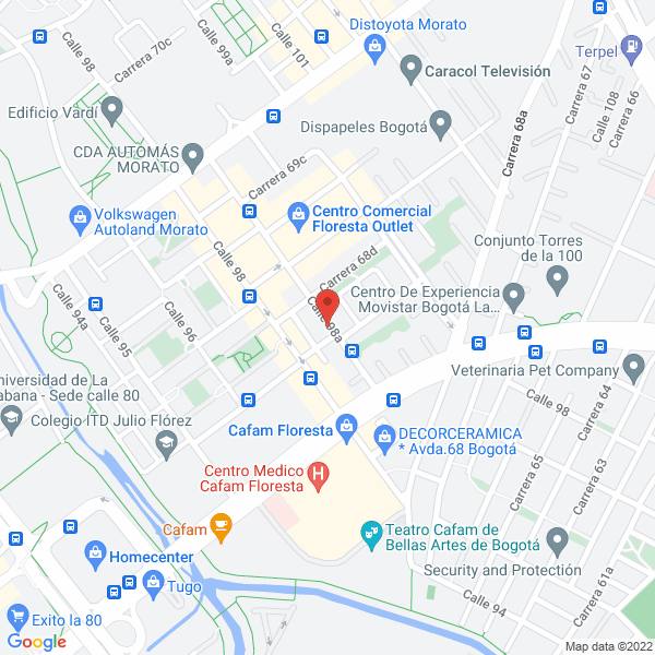 Mapa de Hiper & Level International S.A.S.
