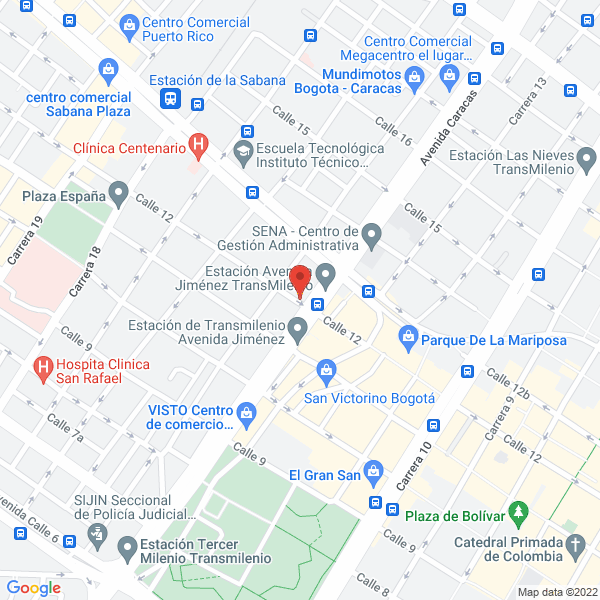 Mapa de Hiperfer S.A.S.