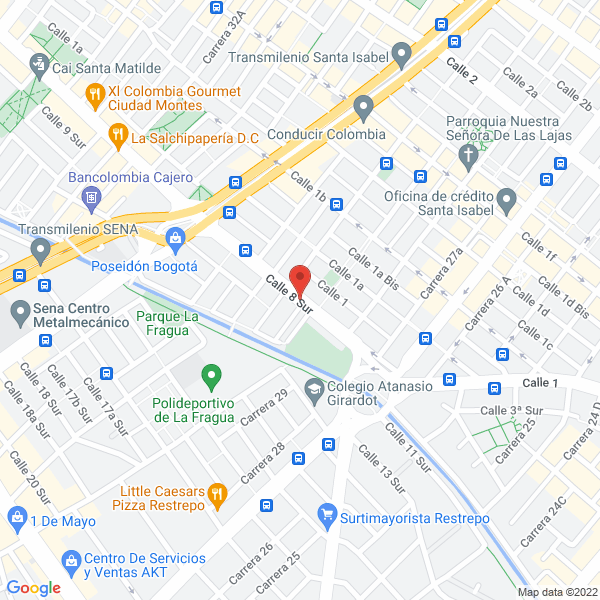 Mapa de Hogar Gerontológico La Casita