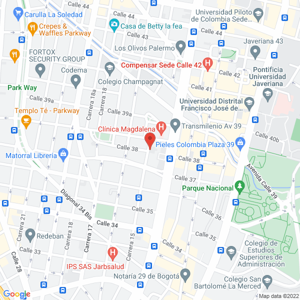 Mapa de Hogar Infantil Cafeterito