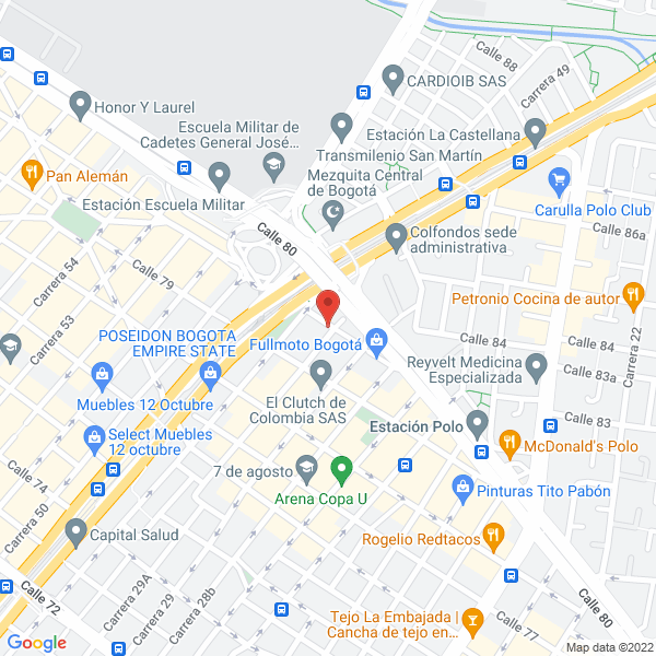 Mapa de Expomeat Ltda.