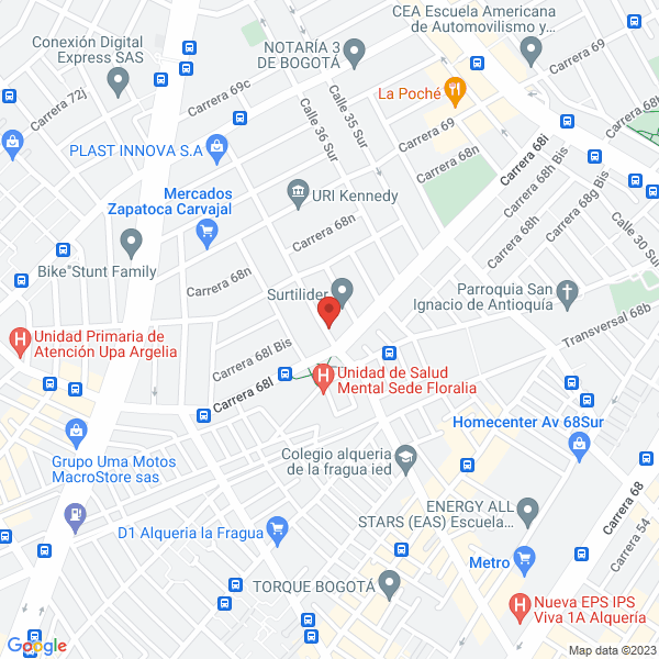 Mapa de Expreso Gran Orinoco Ltda.