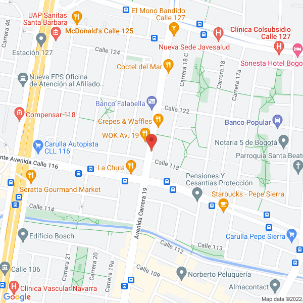 Mapa de Isp Consulting Y Asociados S.A.S.