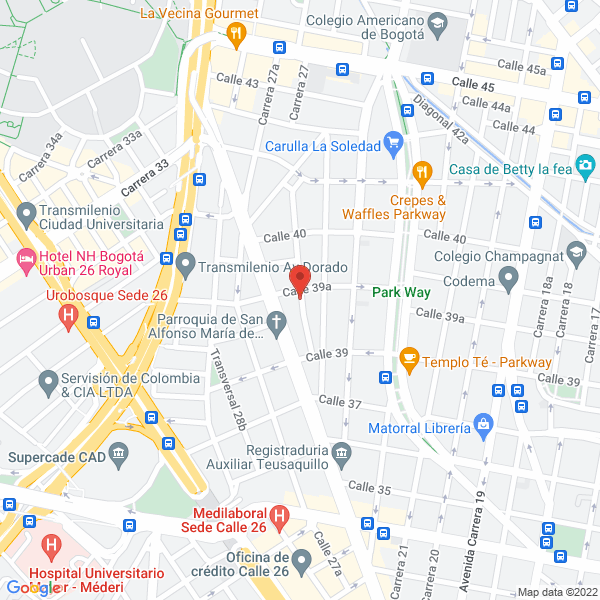 Mapa de Izquierdo Caballero María T.