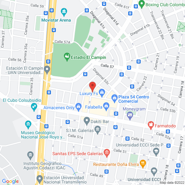 Mapa de J F Lab S.A.S.