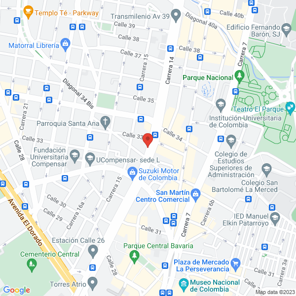 Mapa de Instituto De Capacitación Electrónica Incel
