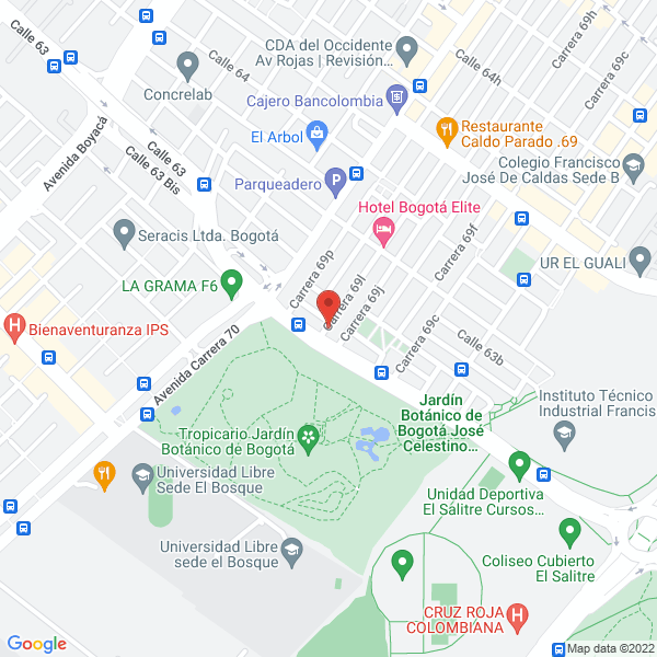 Mapa de Gráficas Dizpal Ltda