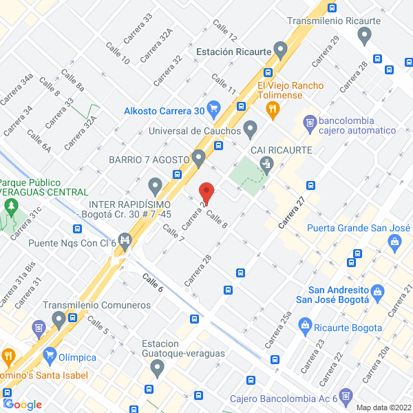 Mapa de José Pachón S. En C.
