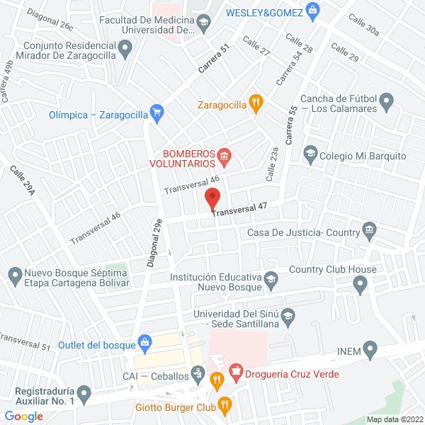 Map of Inlaserv Ltda.
