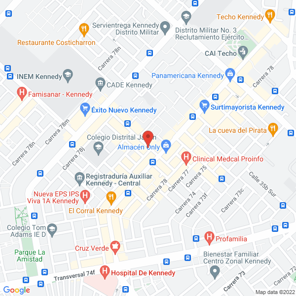 Mapa de Innova Quality Internacional S.A.S.