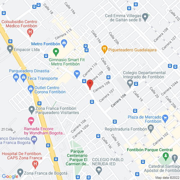 Mapa de Materiales Nuevo Occidente S.A.S.