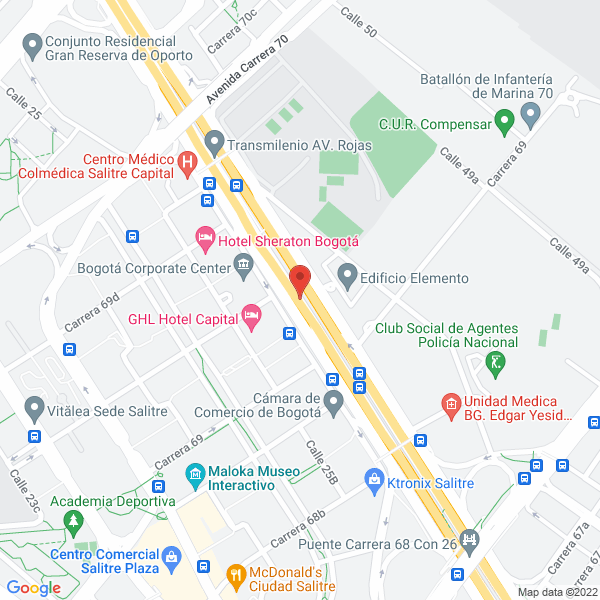 Mapa de Kodak Américas Ltda.