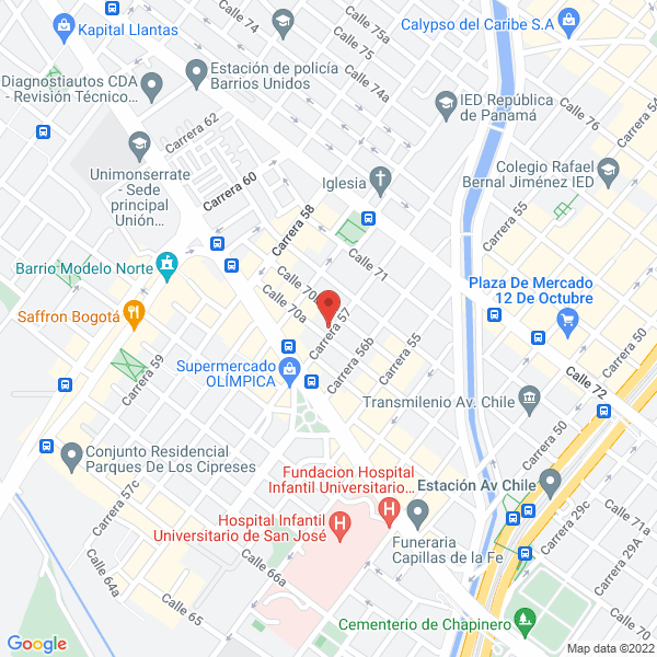 Mapa de Kofercol S.A.S.