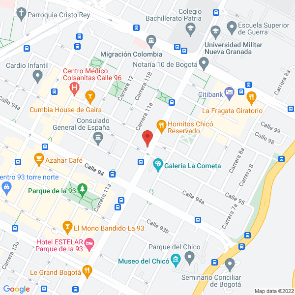 Mapa de Merel Vidales Agentes De Seguros Ltda.