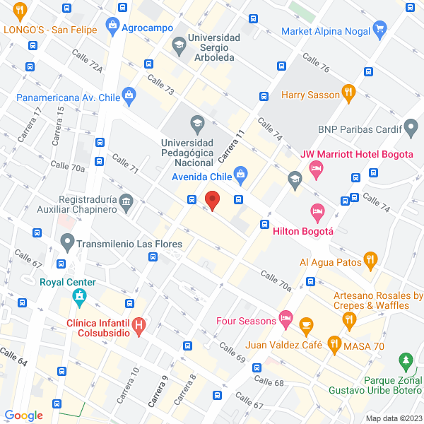 Mapa de Meridian Group S.A