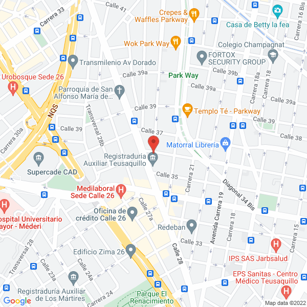 Mapa de Meta Colombia Ltda.