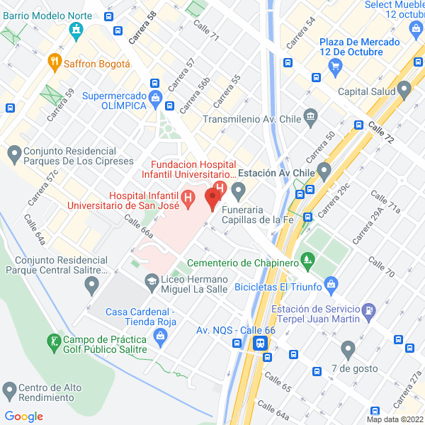 Mapa de Ips Del Deporte Ltda.