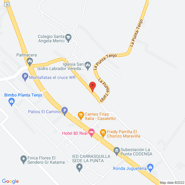 Mapa de Barnes De Colombia S.A.