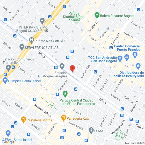 Mapa de Mechanical Assembly And Services H.C S.A.S.
