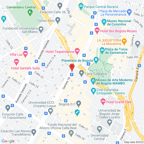 Mapa de Monitor Medios De Comunicación Ltda. Mmc