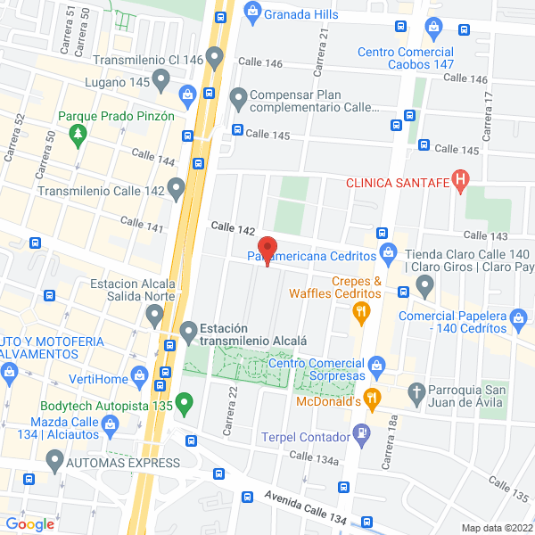 Mapa de Minera La Minga