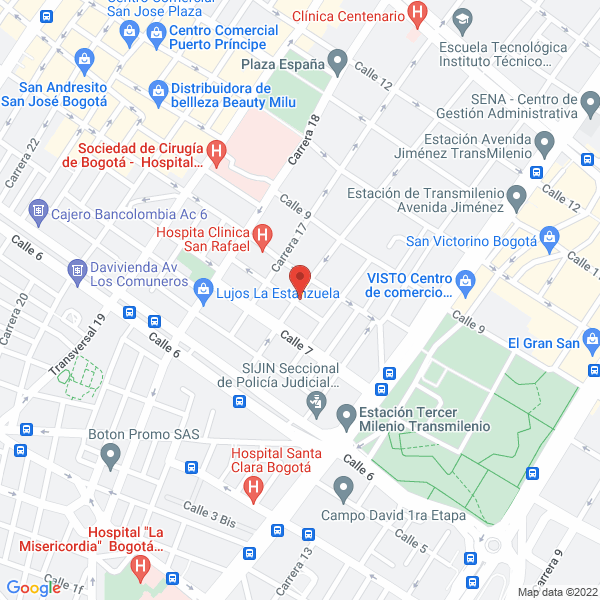 Mapa de Jako Importaciones S.A.S.