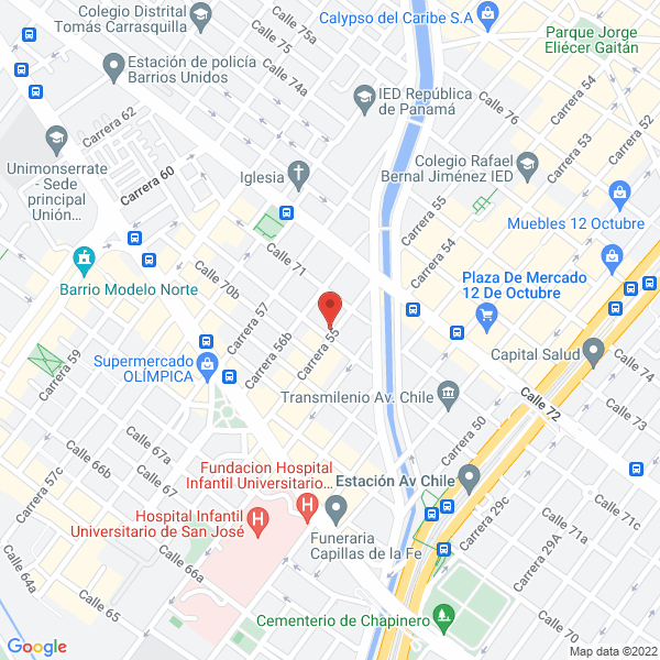 Mapa de Jaquematte S.A.S.