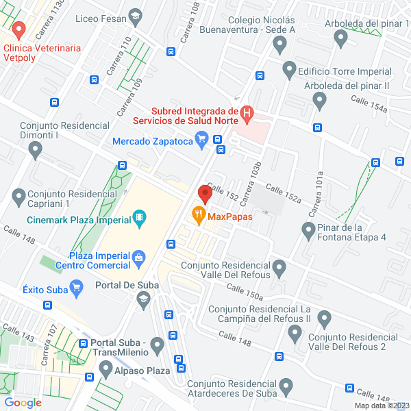 Mapa de Jardín Infantil Bilingue El Bosque S.A.S.
