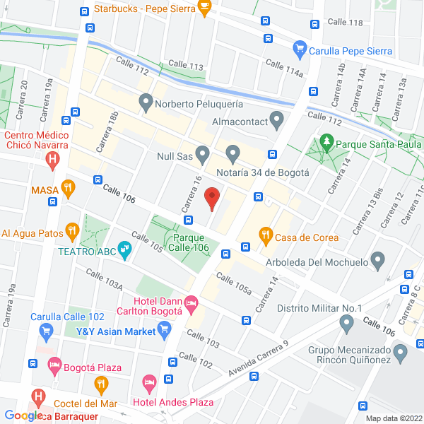 Mapa de Jardín Infantil Boys And Girls School