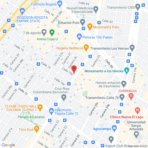 Mapa de Multi Impresos Ltda.