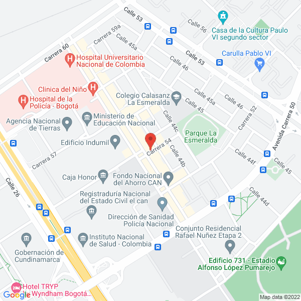 Mapa de Multiaservi Ltda.