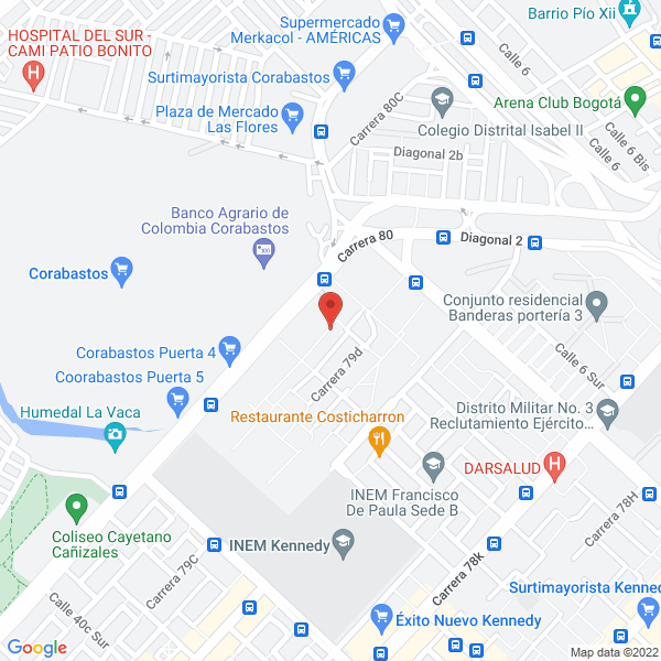 Mapa de Jh Ingeniería Y Consultoria S.A.S.