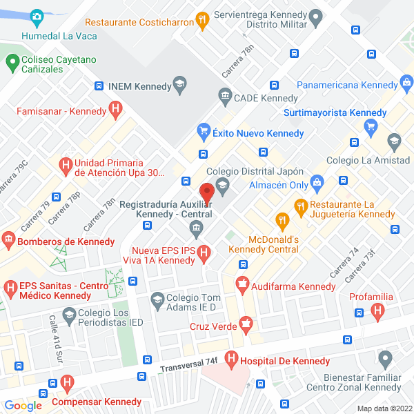 Mapa de Jireh Design & Production S.A.S.