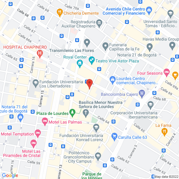 Mapa de Jmd Ingeniería E.U