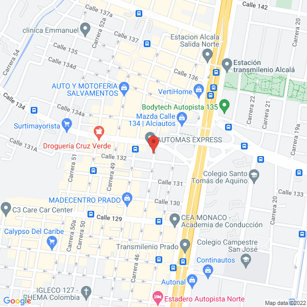 Mapa de Motos Y Servitecas De Colombia S.A.S.