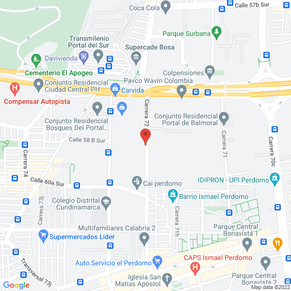 Mapa de Matromol