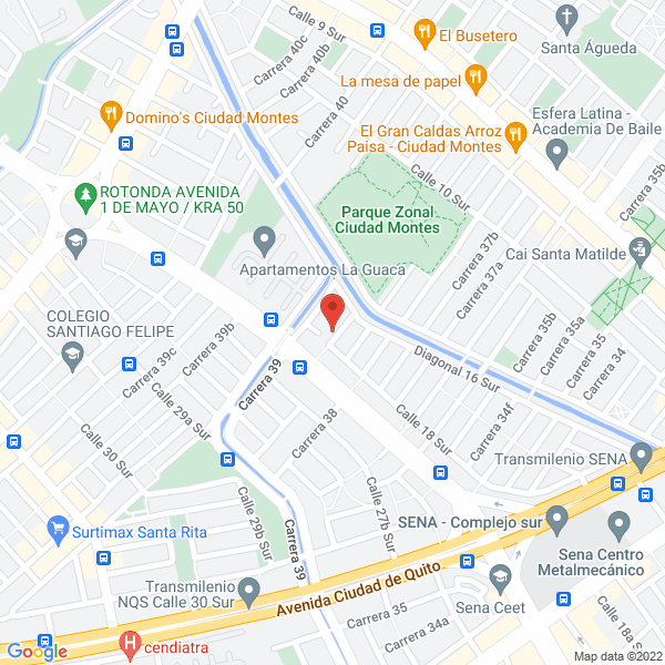 Mapa de Mauricio Barajas
