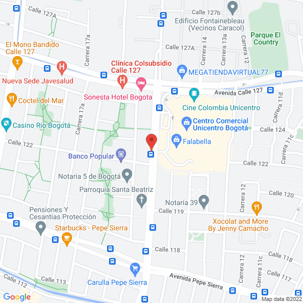 Mapa de Mavi Consultores Ltda.