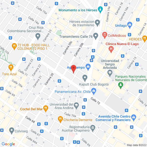 Mapa de Maxitienda El Bodegón