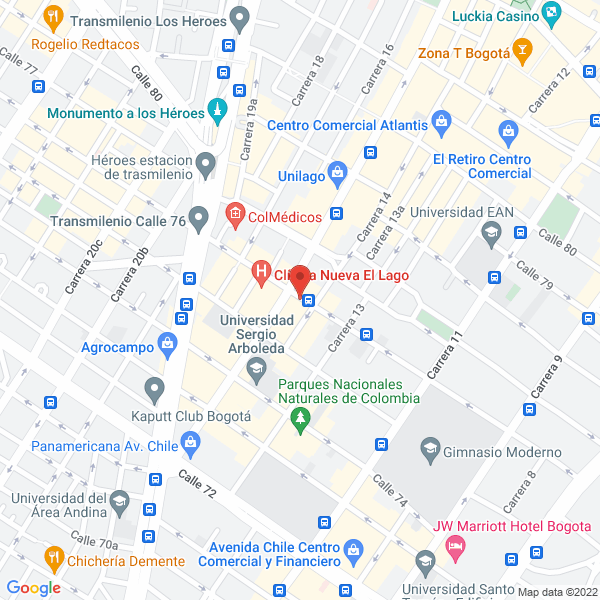 Mapa de Oraltec Servicios Odontológicos