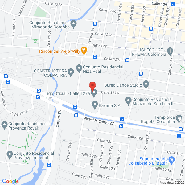 Mapa de Oracle Colombia Ltda.