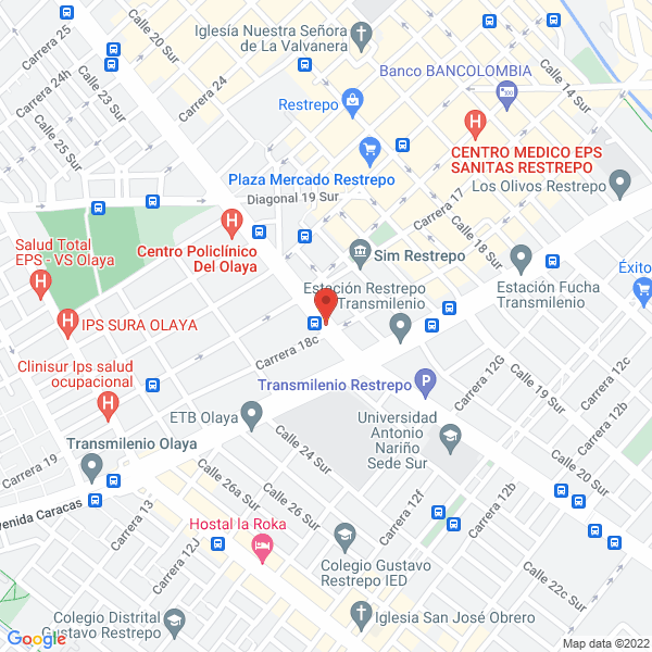 Mapa de O&T Servicios Y Suministros S.A.S.
