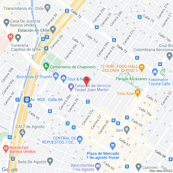 Mapa de Print Link S.A.S.