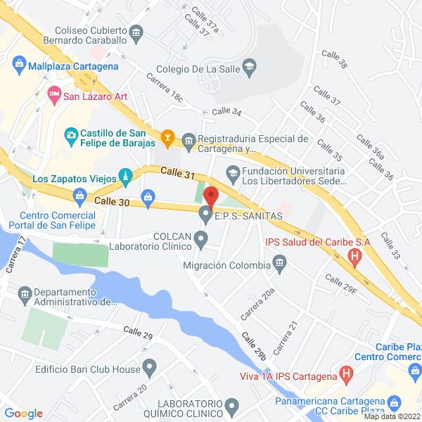 Map of Ortotécnica Barraza S. En C.