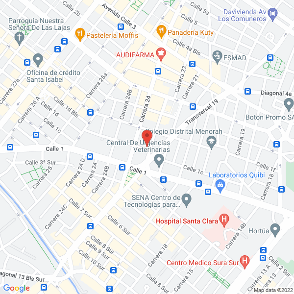 Mapa de Ospina Hermanos
