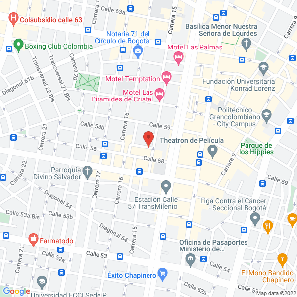 Mapa de Otero Rodríguez Fredy